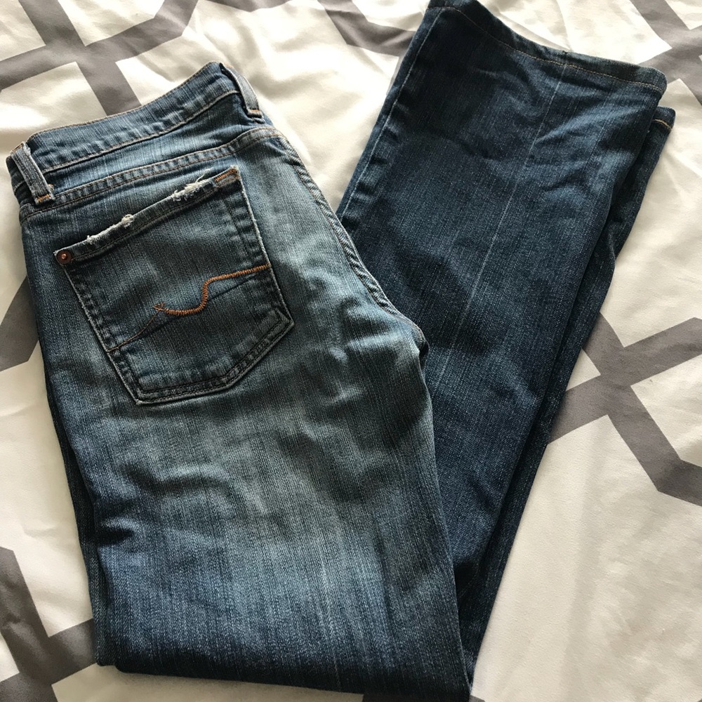 7 For All Mankind Bootcut Jeans Size 28